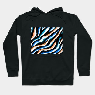 Zebra Print Pattern Hoodie